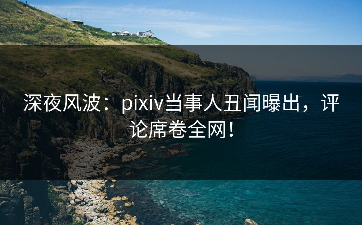 深夜风波：pixiv当事人丑闻曝出，评论席卷全网！